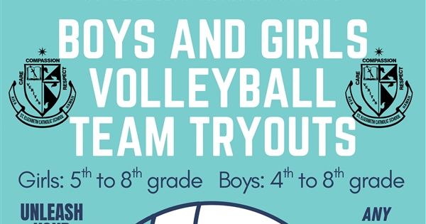VOLLEYBALL & BASKETBALL TRYOUTS!